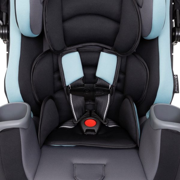 Baby Trend Cover Me 4-in-1 Harness Convertible Car Seat, Solid Print Desert Blue - Image 11