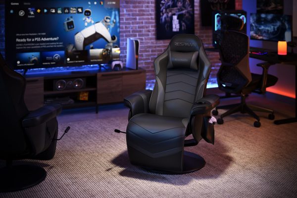 RESPAWN 900 Gaming Recliner   Reclining Gaming Chair with Footrest, Gaming Chair Recliner, Gray - Image 7