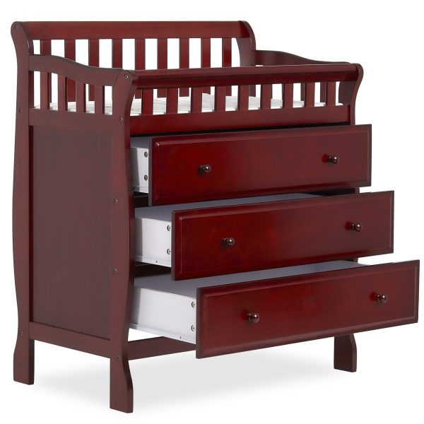 Dream On Me Marcus Changing Table And Dresser, Cherry - Image 10