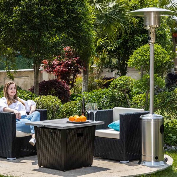 Legacy Heating 47000-BTU Stainless Steel Stainless Steel Floorstanding Liquid Propane Patio Heater - Image 15