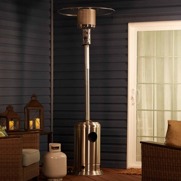 Legacy Heating 47000-BTU Stainless Steel Stainless Steel Floorstanding Liquid Propane Patio Heater - Image 4