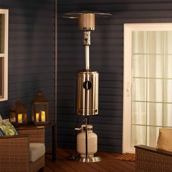 Legacy Heating 47000-BTU Stainless Steel Stainless Steel Floorstanding Liquid Propane Patio Heater - Image 7