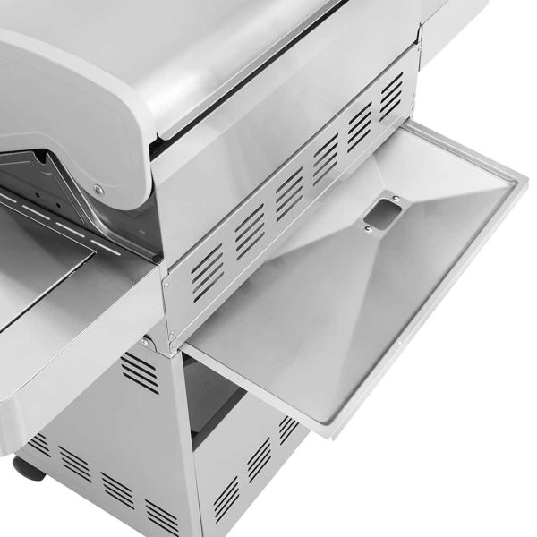 Clearview Stainless Steel 4-Burner Liquid Propane and Natural Gas Grill with 1 Side Burner - Image 14