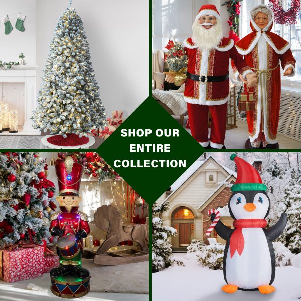 Fraser Hill Farm 7.5-ft Woodside Pine Artificial Christmas Tree - Image 7