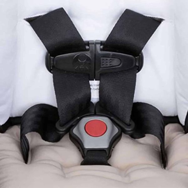 Baby Trend Ally Newborn Baby Infant Car Seat Carrier Travel System with Harness and Extra Cozy Cover, Gray Magnolia - Image 9