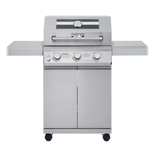Clearview Stainless Steel 3-Burner Liquid Propane Gas Grill