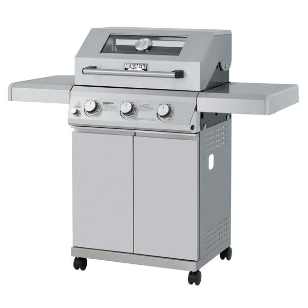 Clearview Stainless Steel 3-Burner Liquid Propane Gas Grill - Image 2