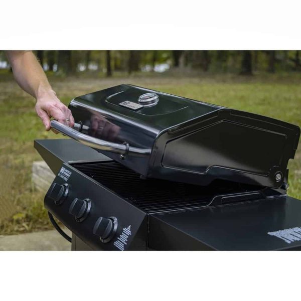 Gourmet Black 3-Burner Liquid Propane Gas Grill - Image 10