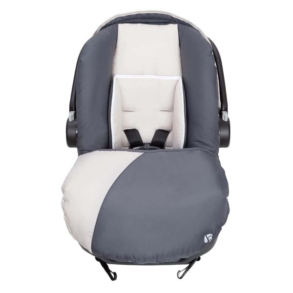 Baby Trend Ally Newborn Baby Infant Car Seat Carrier Travel System with Harness and Extra Cozy Cover, Gray Magnolia - Image 4