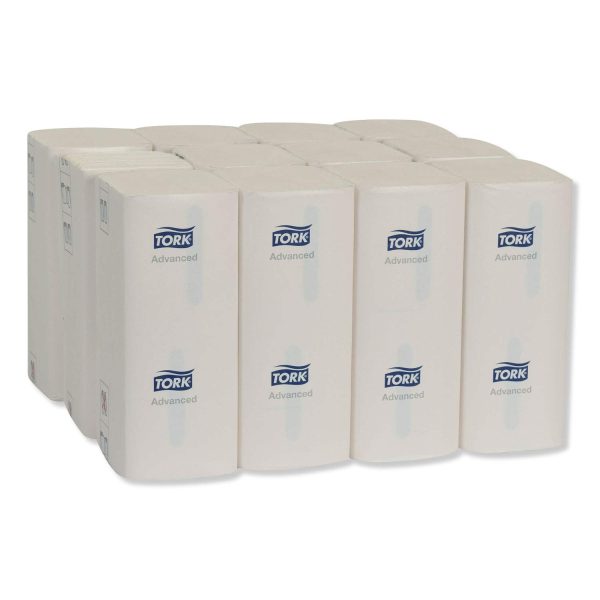 Tork 105065 PeakServe Continuous Hand Towel, 7.91 x 8.85, White, 410 Wipes/Pack, 12 Packs/Carton - Image 4