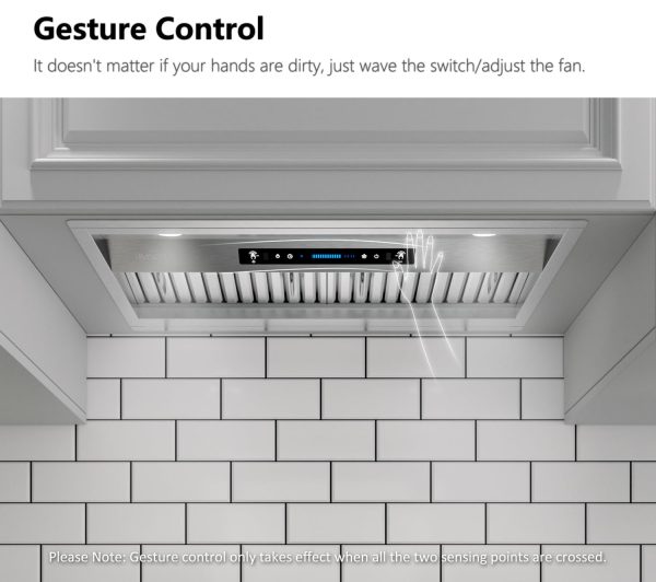 IKTCH 30 inch Built-in/Insert Range Hood 900 CFM, Ducted/Ductless Convertible Duct, Stainless Steel Kitchen Vent Hood - Image 6