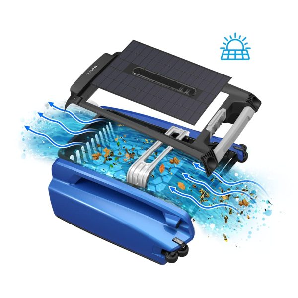 Betta SE Solar Powered Automatic Robotic Pool Skimmer Cleaner, Blue - Image 3