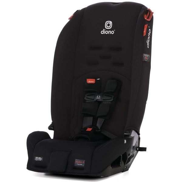 Diono Radian 3R, 3-in-1 Convertible Car Seat, Rear Facing   Forward Facing, 10 Years 1 Car Seat, Slim Fit 3 Across, Jet Black