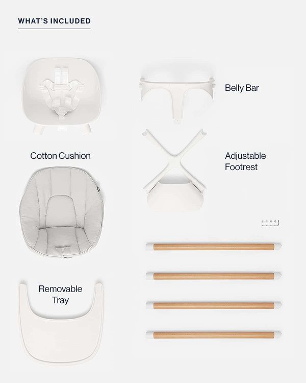 Lalo The Chair Convertible 3-in-1 High Chair for Babies and Toddlers   Wooden - Image 6