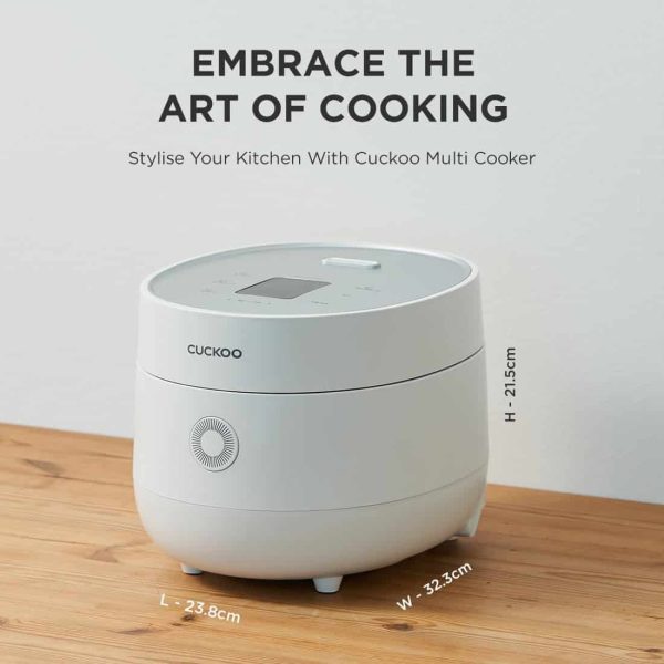 CUCKOO CR-0675F | 6-Cup (Uncooked) Micom Rice Cooker, Touch-Screen, Nonstick Inner Pot | White - Image 2