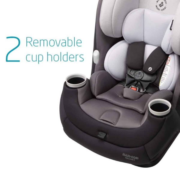 Maxi-Cosi Pria All-in-One Convertible Car Seat, rear-facing, from 4-40 pounds, Blackened Pearl - Image 3
