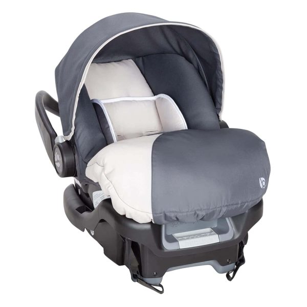 Baby Trend Ally Newborn Baby Infant Car Seat Carrier Travel System with Harness and Extra Cozy Cover, Gray Magnolia - Image 2