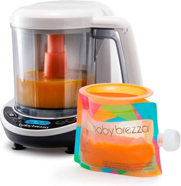 Baby Brezza One Step Baby Food Maker Deluxe   Set of 3 Pouches + 3 Funnels