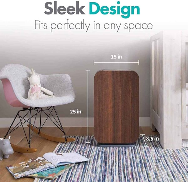 Alen BreatheSmart Flex 4-Speed Ionic Gray True HEPA Air Purifier ENERGY STAR (Covers: 700-sq ft) - Image 11