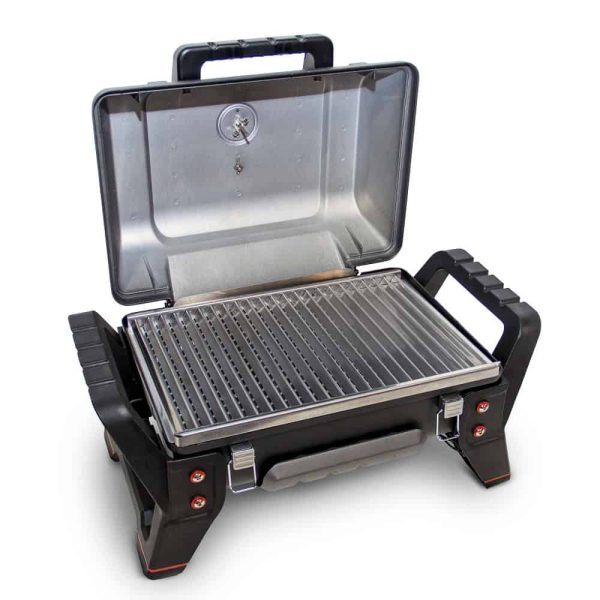 Grill2Go 200-Sq in Grey and Black Portable Gas Grill - Image 2