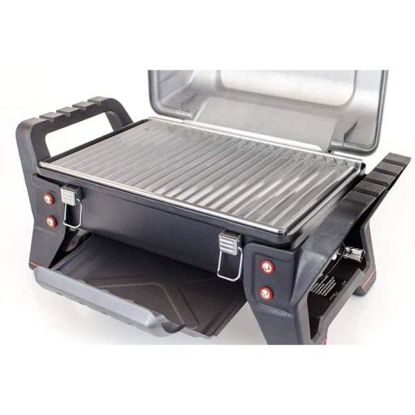 Grill2Go 200-Sq in Grey and Black Portable Gas Grill - Image 4
