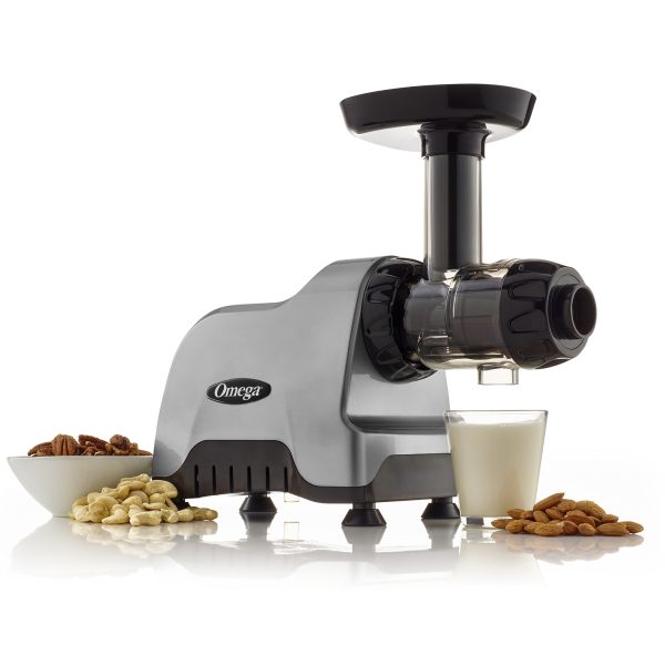 Omega Compact Slow Speed Multi-Purpose Nutrition Center Juicer, Silver, CNC80S - Image 5