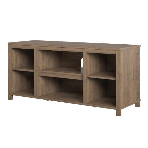 Parsons TV Stand for TVs up to 50 , Rustic Oak - Image 8