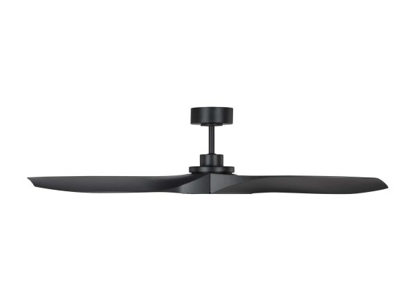 Generation Lighting Collins Coastal 52 Smart 52-in Midnight Black Indoor/Outdoor Ceiling Fan and Remote (3-Blade) - Image 4