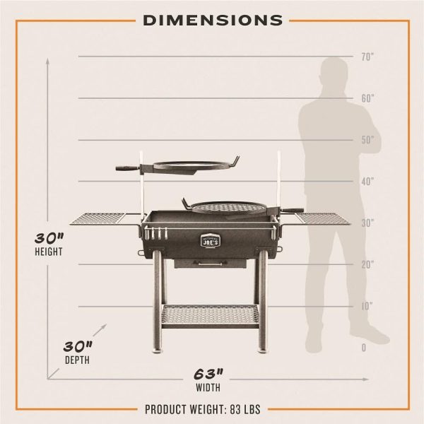Oklahoma Joe s Firecraft 29-in W Black Barrel Charcoal Grill - Image 5