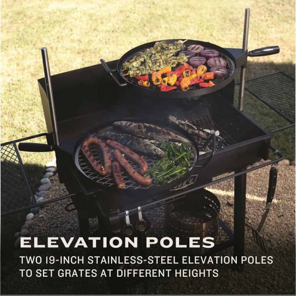Oklahoma Joe s Firecraft 29-in W Black Barrel Charcoal Grill - Image 3