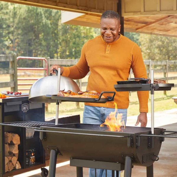 Oklahoma Joe s Firecraft 29-in W Black Barrel Charcoal Grill - Image 8