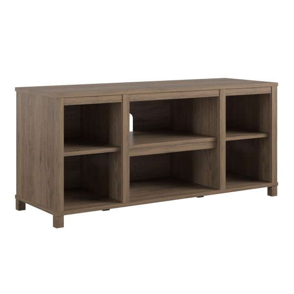 Parsons TV Stand for TVs up to 50 , Rustic Oak - Image 9