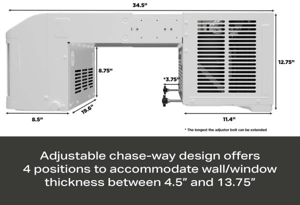 ClearView 350-sq ft Window Air Conditioner with Remote (115 Volts, 8300-BTU) Wi-Fi enabled - Image 15