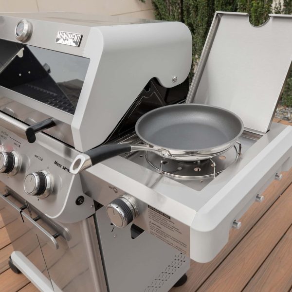 Mesa Stainless Steel 5-Burner Liquid Propane Infrared Gas Grill with 1 Side Burner - Image 12