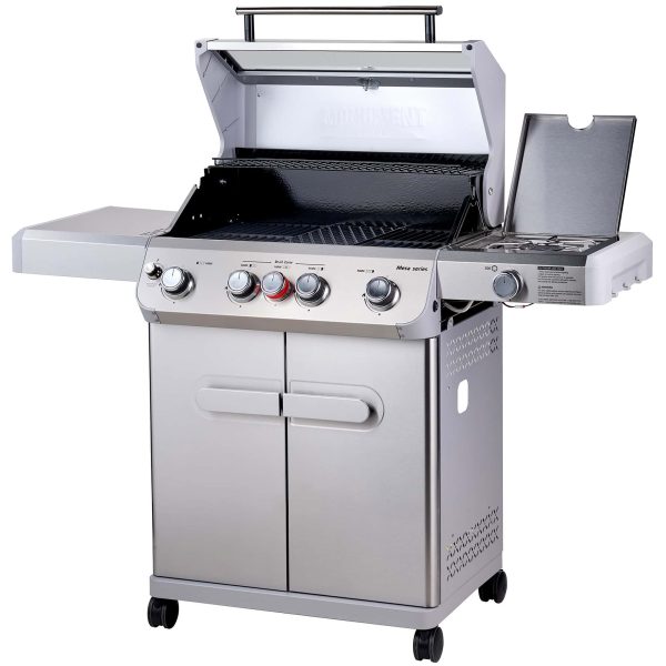 Mesa Stainless Steel 5-Burner Liquid Propane Infrared Gas Grill with 1 Side Burner - Image 6