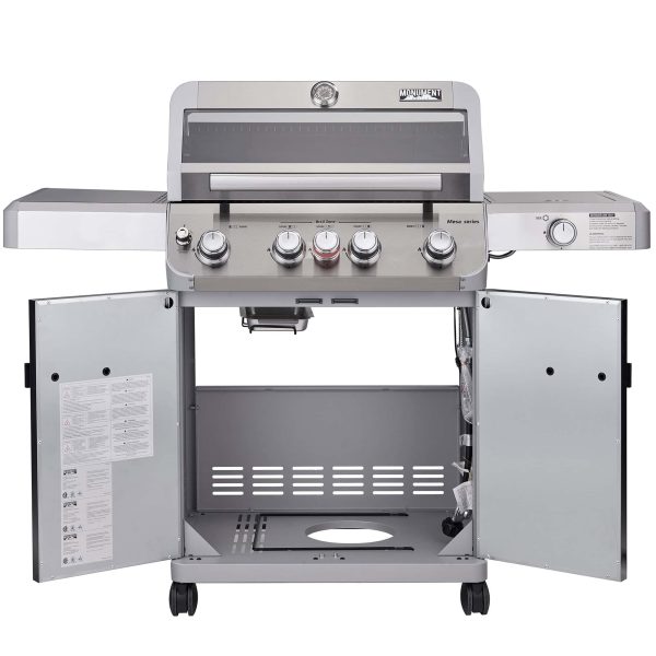 Mesa Stainless Steel 5-Burner Liquid Propane Infrared Gas Grill with 1 Side Burner - Image 5