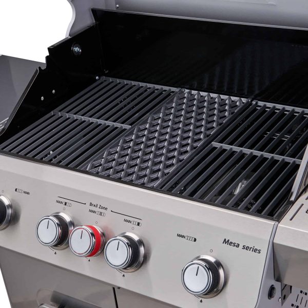 Mesa Stainless Steel 5-Burner Liquid Propane Infrared Gas Grill with 1 Side Burner - Image 11