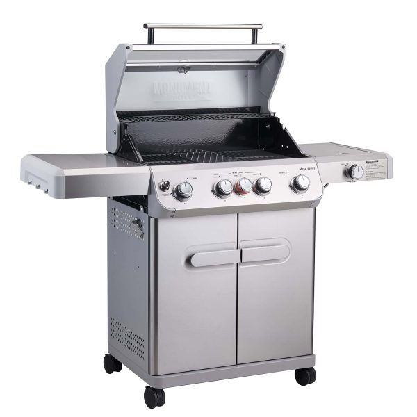 Mesa Stainless Steel 5-Burner Liquid Propane Infrared Gas Grill with 1 Side Burner - Image 4