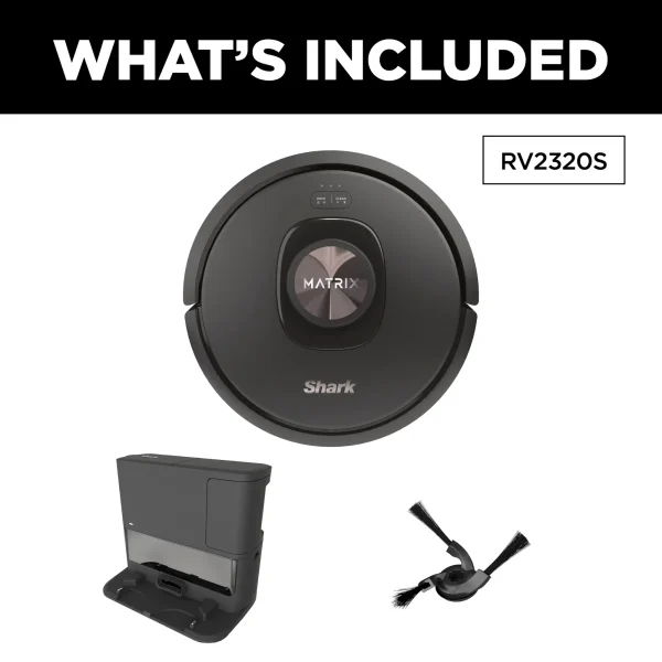 Matrix Self-Emptying Robot Vacuum with Precision Home Mapping and Extended Runtime, Wi-Fi Connected   Black - Image 2