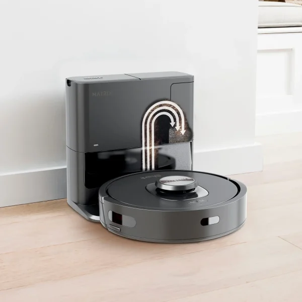 Matrix Self-Emptying Robot Vacuum with Precision Home Mapping and Extended Runtime, Wi-Fi Connected   Black - Image 12