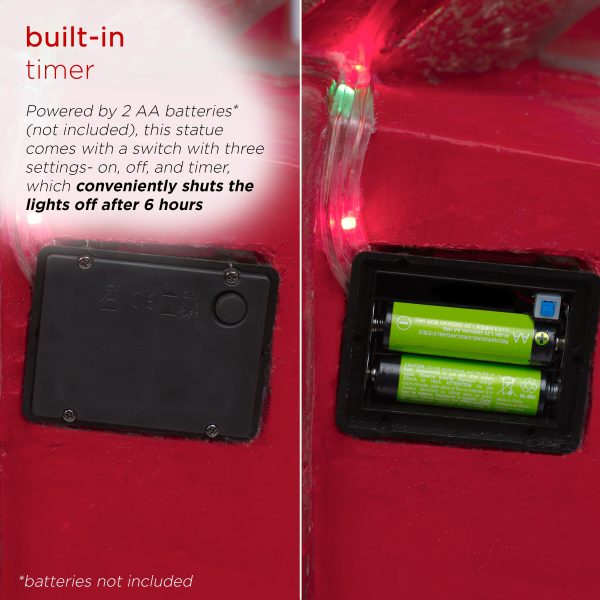 Corporation 37-in Lighted Gift Box Battery-operated Christmas Decor - Image 7