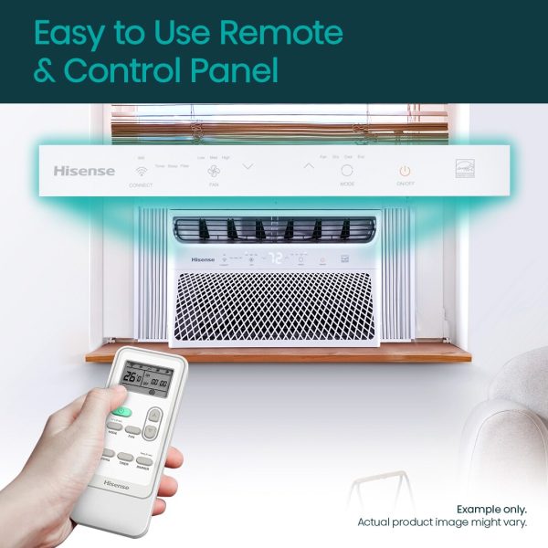Hisense 350-sq ft Window Air Conditioner with Remote (115 Volts, 8000-BTU) Wi-Fi enabled - Image 10