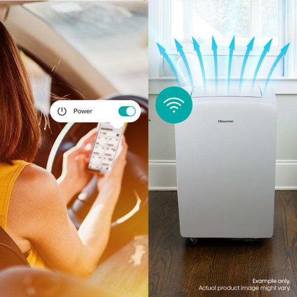 Hisense 350-sq ft Window Air Conditioner with Remote (115 Volts, 8000-BTU) Wi-Fi enabled - Image 9