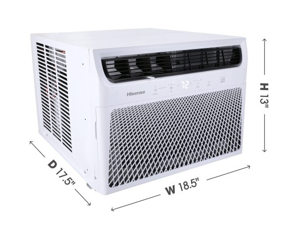 Hisense 450-sq ft Window Air Conditioner with Remote (115-Volt, 10000-BTU) Wi-Fi enabled - Image 6