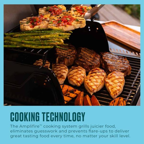 Commercial Series Grill and Griddle Combo Stainless Steel 2-Burner Liquid Propane and Natural Gas Infrared Gas Grill - Image 12