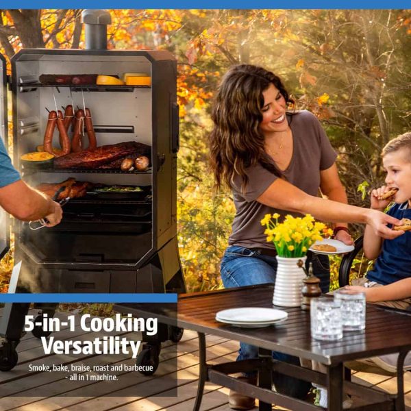 Pro Series 1077-Sq in Black Sand Pellet Smoker - Image 15