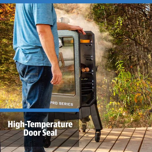 Pro Series 1077-Sq in Black Sand Pellet Smoker - Image 14