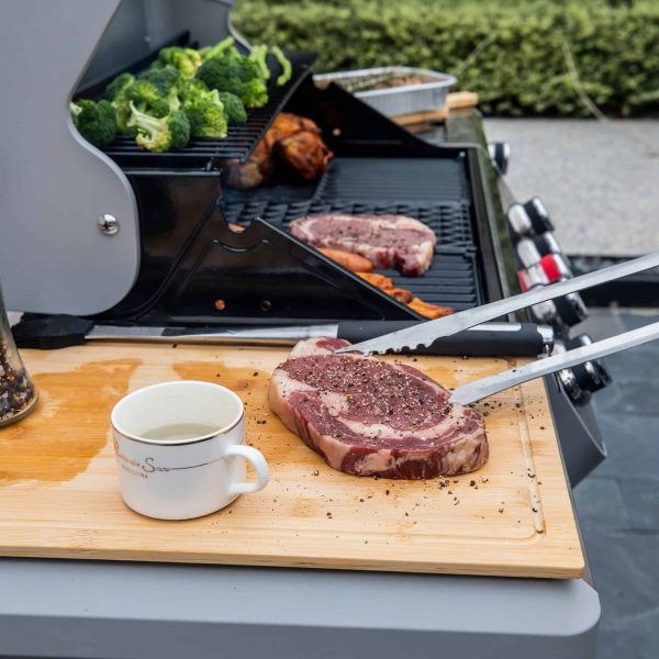 Mesa Stainless Steel 5-Burner Liquid Propane Infrared Gas Grill with 1 Side Burner - Image 18