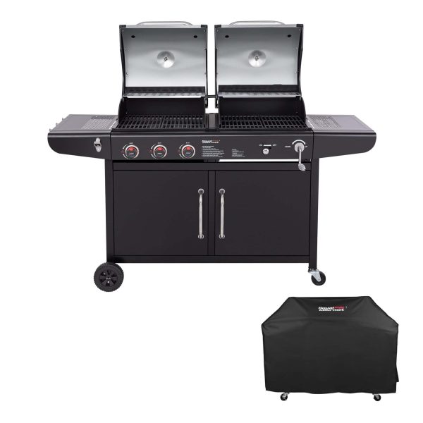 Black and Silverred Combo Grill - Image 15