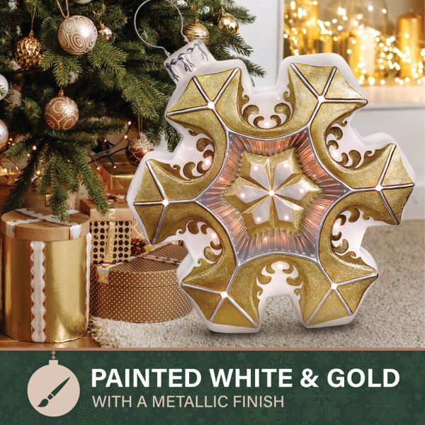 Fraser Hill Farm 36-in Ornament Free Standing Decoration with White LED Lights - Image 5